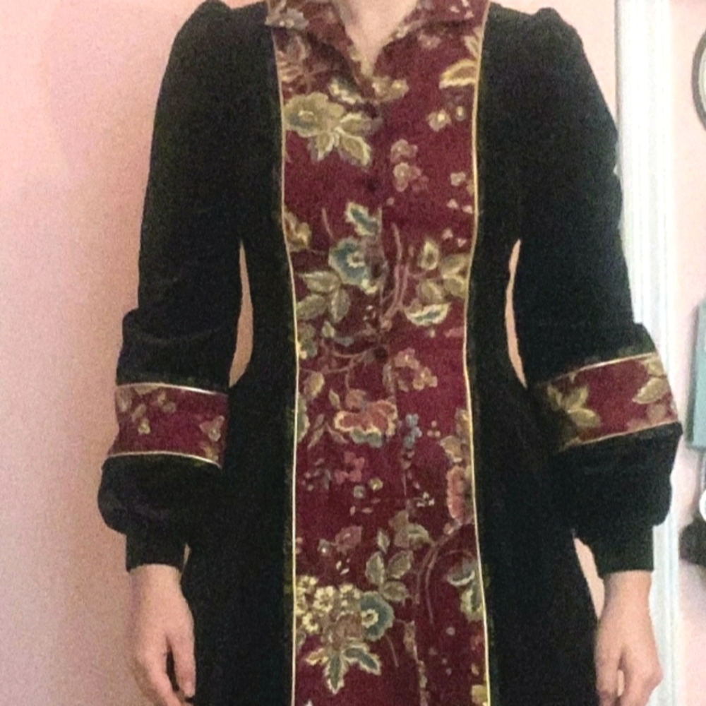Vintage Jessica McClintock Velvetten Coat